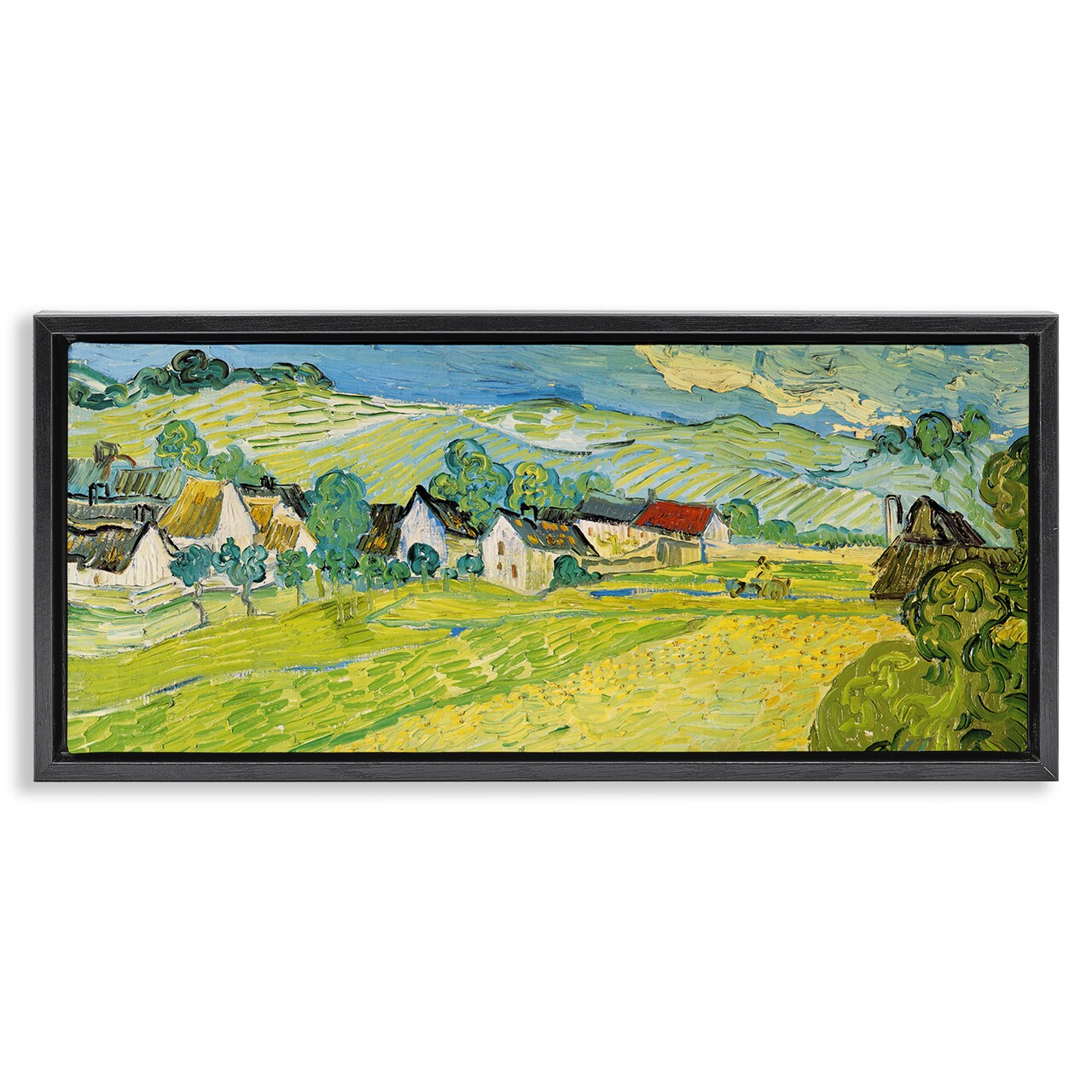 Stupell Industries Classic Vast Countryside Floating Frame Design by Vincent Van Gogh